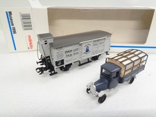 Märklin H0 Museum 1996 Set gedeckter Güterwagen mit Auto in OVP RR4846