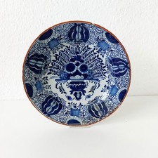 Antiker Teller Delft Fayence "De Clauw" 18. Jahrhundert Ø 27 cm