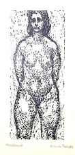 Wilhelm Rudolph (1889-1982) - Kleiner Akt (nach 1945) - Holzschnitt