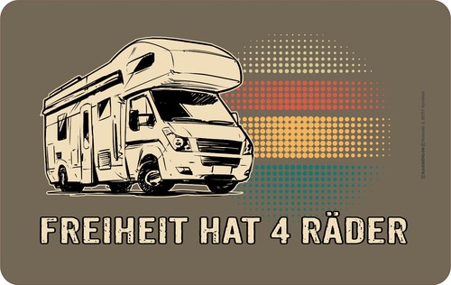 Frühstücksbrettchen caravan - frühstücksbrettchen,