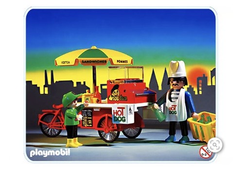 Playmobil 3848 hot dog stand - playmobil,