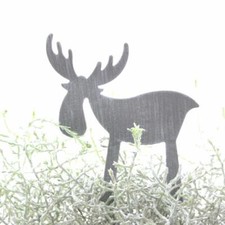 Dekostecker Elch aus Metall in