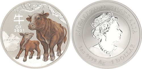 Australien dollar 1oz silber - dollar,