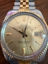 Rolex datejust champagne men - rolex, men's