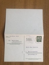 Bund: Postkarte/Antwortpostkarte P 70 Bedeutende Deutsche, gebraucht 