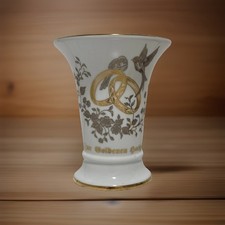 Porzellan Vase mit Blumen