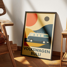 Volkswagen Bulli Poster A3 –