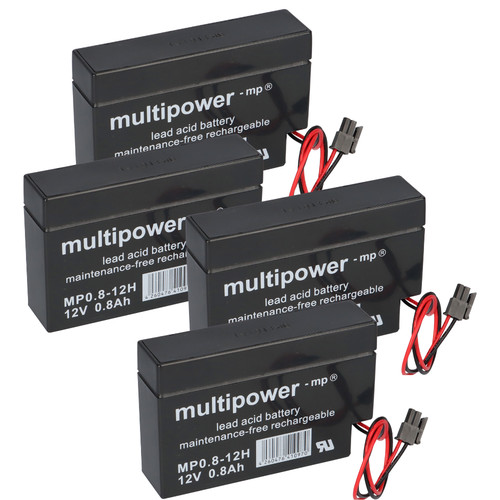 Multipower blei akku - 4x,