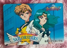 Sailor Moon Stars Amada Vintage Trading Card 760 Uranus Neptun - Japan
