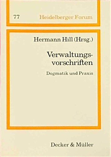 Verwaltungsvorschriften - ,