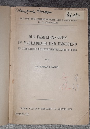 Die familiennamen - die,