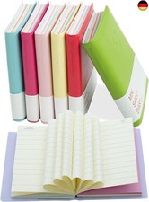 CIOUYAOS 6 Stück Notizbuch Klein A7, Tragbares Super-Mini-Tagebuch Notizblock, 