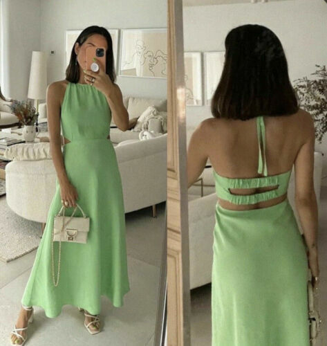 Zara midikleid langes kleid - zara,