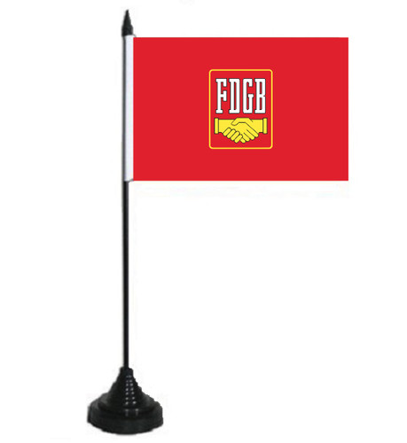 Tischflagge ddr fdgb - tischflagge,