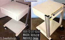 HAEBERLE VARIO Allzweck Wagen Universal Beistell Tisch EKG ENDO Op Side Trolley
