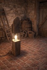 Altholz Balkenlampe Unikat