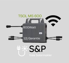 TSUN Mikro-Wechselrichter TSOL-MS800 2 MPPTs für Balkonkraftwerk PV Solaranlage