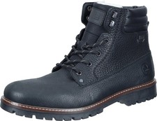 Rieker Tex F3600-00 Leder Stiefeletten Lammwollfutter Boots schwarz Gr.  40 - 48
