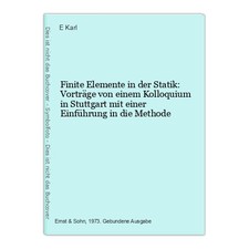 Finite Elemente in der Statik