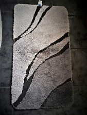 Hochwertige Badematten kleine Wolke rutschhemmend beschichtet Grau