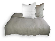 Bettbezug ca. 135x200 cm aus 100% Leinen beties Bettwäsche Natur Wendebettwäsche