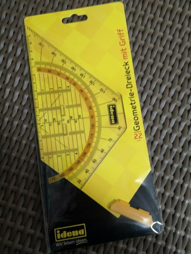 Geodreieck idena 22cm mit - geodreieck,