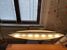 Deckenlampe 7 flammig, Dekorativ, Glas allseitig mattiert, höhenverstellbar