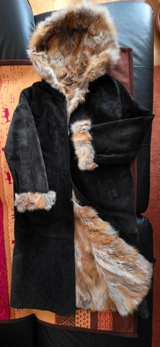 Wildleder mantel dunkelgrün - wildleder-mantel,,