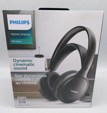 Philips SHC 5200/10 Bügel Funk Kopfhörer Headset Kabellos Schwarz #KT9497X-