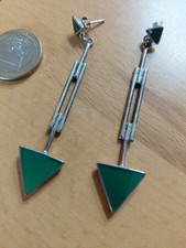 lange Design Ohrstecker