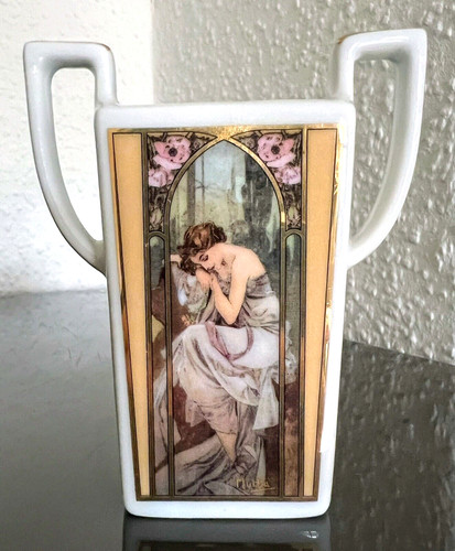 Alphonse mucha henkelvase - alphonse,