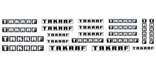 Takraf ddr aufkleber - 1:32,