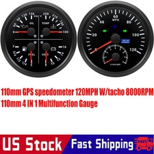 2 Gauge Set 110mm Boat GPS