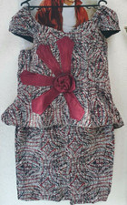 Kostüm ? Afrika ? Rot Schwarz Weiß ? Gr. 44 / 46 ? NEU  sh. Maße