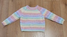 Next Regenbogen Kuschel Pullover, Gr.104