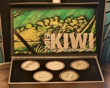  5 x 1/2 oz Silber Kiwi