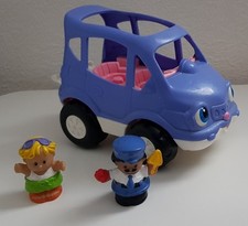Fisher-Price Little People Fahrzeug Mini Van mit Figur und Soundeffekt