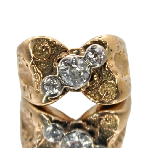 Diamant ring gelbgold - 9, kt