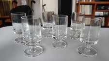 Peill & Putzler Düren - Serie Malta - 6 Schnaps/Likörgläser  8 cm hoch  Vintage