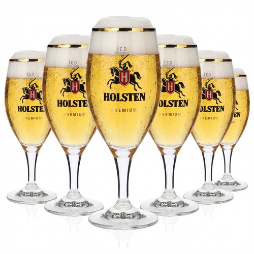 Holsten bier glas - 6x,