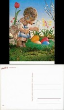 Ansichtskarte  Mecki (Diehl-Film): Osternest Ostereier suchen 1970