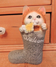 Garten oder Hausdeko- Katze im Stiefel