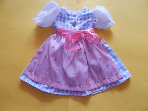 Baby dirndl kleid - 62, 68