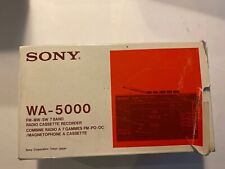Radio Walkman Kassettenspieler 7 Band WA-5000 FM MW SW Recorder Radio Sony