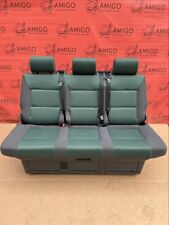 VW T5 Sitzbank Multivan Sitz Schlafbank Schlafsitzbank Anthrazit Duo Grün