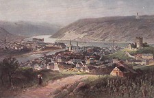 AK Bingen Rhein - vom Dampfer "Albertus Magnus" bedarfsgelaufen