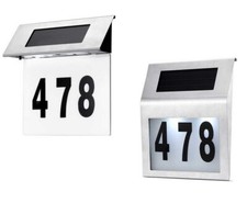 Michelino LED Solar-Hausnummer
