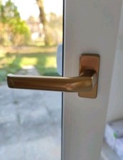 Hoppe London Fenstergriff gold/bronzefarben Balkon-/ Terrassentür Aluminium 