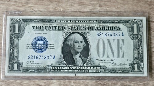 One silver certificate - $,