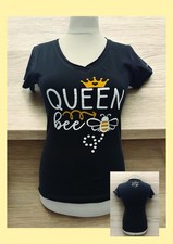 B - WARE! Damen T-Shirt "Queen Bee"! Gr. L! Bienenkönigin! Biene!
